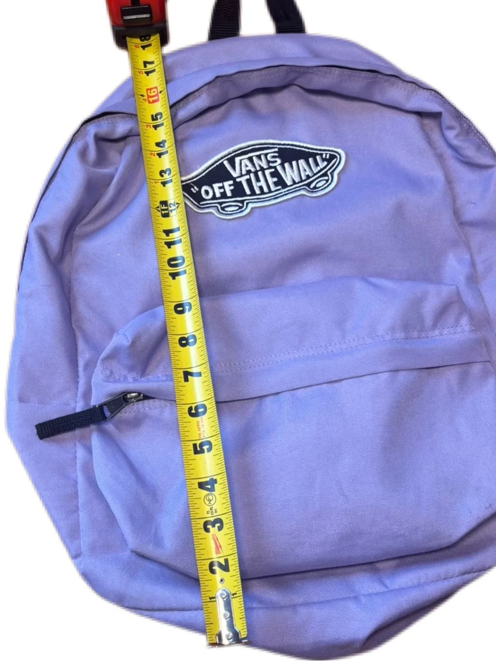 Vans Off The Wall Lavender Purple Backpack Logo School Bag